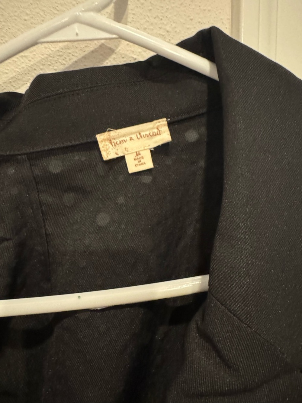 Hem & Thread Black Rhinestone Blazer Medium Sparkle Jacket - Picture 6 of 6